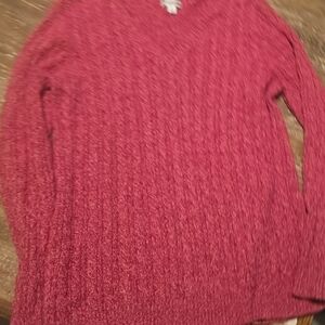 Croft & Barrow Women's Vibrant Red Sweater